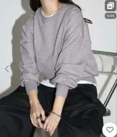 レイヤードトップス ニット