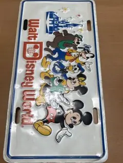 【ヴィンテージ】ウォルト ディズニー ワールド　ナンバープレート ヴィンテージ】ウォルト ディズニー ワールド ナンバープレート