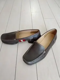 BALLY レザーローファー ダークブラウンのサムネイル