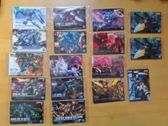 ガンプラパッケージアートカード17枚