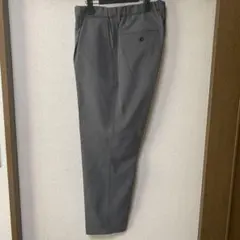 URBAN RESEARCH DOORS グレー プリーツスラックス