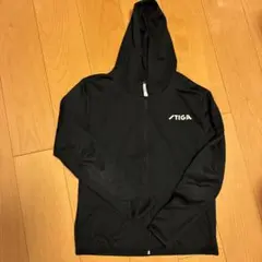 STIGA フード付きジャケット S 黒