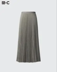 UNIQLO C ユニクロC プリーツロングスカート　GREEN M