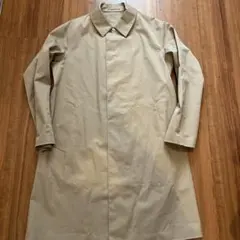 ユニクロ　ブロックテック　ステンカラーコート　ベージュ　サイズL