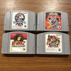 NINTENDO64 ソフト 4本セット マリオカート ポケモン スマブラ