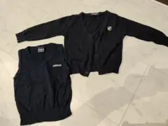 COMME CA ISM カーディガン100とベストセット 90 フォーマル