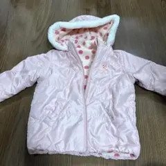ミキハウス ピンク ホットビスケット ジャケット リバーシブル