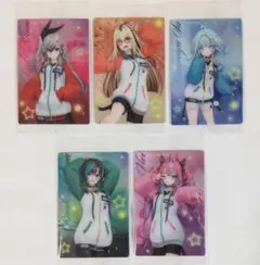 ホロライブプロダクション ウエハースvol.5 FLOW GLOW 全5種セット