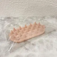 ◯スカルプブラシ 頭皮用ブラシ コンパクト ピンク 多様性