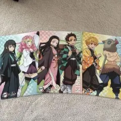 鬼滅の刃のクリアファイル3枚セット おまけシール付き！