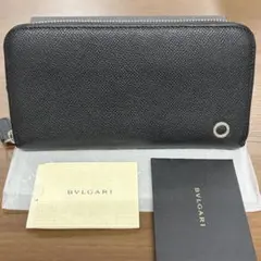 ✨新品未使用✨ ブルガリ 長財布 オクト グレインカーフ ブラック 付属 