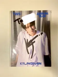 TWS ギョンミン サイン チェキ TWS ギョンミン チェキ 24/7:WITH:US - メルカリ