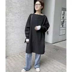 チュニックワンピース ひざ丈ワンピース