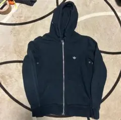 (((美品)))90s adidas 黒 フルジップパーカー