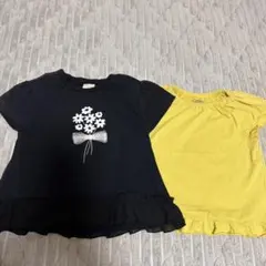 アカチャンホンポ　西松屋　フリルトップス　Tシャツ　2点セット