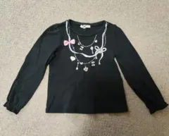any FAM　エニィファム　黒　長袖カットソー　長袖Tシャツ　110cm