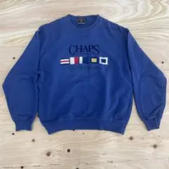 88,CHAPS Ralph Lauren 80'sネイビー トレーナー