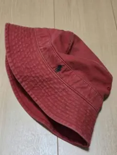 90s POLO RALPH LAUREN バケットハット　50cm 赤