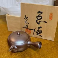 【梅原玉堂】　常滑焼　希少　平菊無地急須 梅原玉堂】 常滑焼 希少 平菊無地急須 - メルカリ