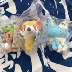一番くじ ポケモン ぬいぐるみ 3種セット ニャオハ ポカブ サルノリ
