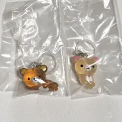 リラックマ クリアマスコットチャーム／めじるしアクセサリー