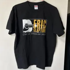 エリック・クラプトン 2019年日本ツアーTシャツ　未使用品 ERIC CLAPTON エリッククラプトン Tシャツ Mサイズ 深緑色