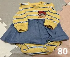 バースデイ フタフタ ディズニー トイストーリー ジェシー ロンパース 80