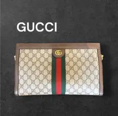 グッチ オフィディア GGキャンバスチェーンショルダーバッグ／クラッチバッグ