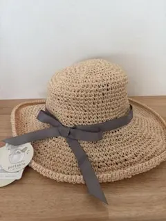 リボン 麦わら帽子