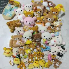 リラックマ　コリラックマ　キイロイトリ ぬいぐるみ　まとめ売り　レトロ リラックマ コリラックマ キイロイトリ ぬいぐるみセット 5つセット