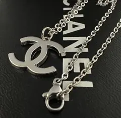 CCロゴネックレス ノベルティ　ロゴペンダン　希少　シルバー