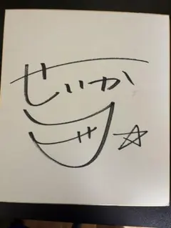 競艇*武井莉里佳 直筆サイン色紙メッセージ付き - メルカリ