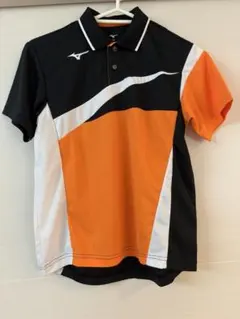 美品MIZUNO テニスウェア オレンジポロシャツ レディースLサイズ