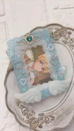 硬質カードケース ホイップデコ ライトブルー