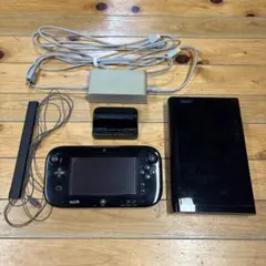 任天堂 Wii U 本体 ブラック 付属品付き