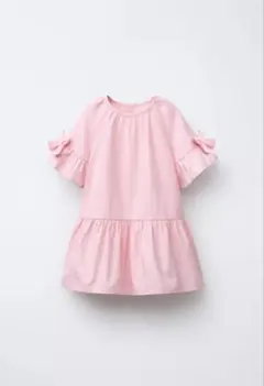 ザラベビー リボン スリーブ ドレス 98