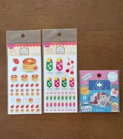 シール 3枚セット レトロチック 純喫茶 BGM ビージーエム レトロ散策 銭湯