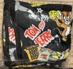 トムとジェリー フランネルブランケット ブラック 200✕140cm