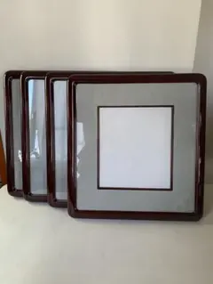 色紙額縁　4枚　書道額縁　まとめ売り　未使用 2025年最新】色紙額縁の人気アイテム - メルカリ