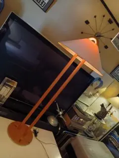 レア 1970's デンマーク +LYS ノルディック デザイン フロアランプ