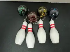 決めろ ストライク　ボウリング キーホルダー　４種セット