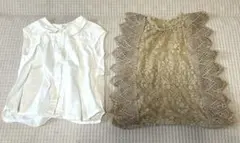 90cm〜100cm レースノースリーブシャツのサムネイル
