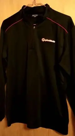 TaylorMade ハーフジップシャツ M ブラック