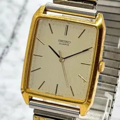 SEIKO セイコー クォーツ 腕時計 7431-5120 シルバー色 スクエア