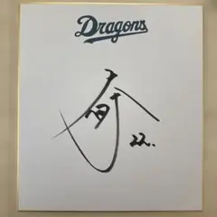 た*ん様 中日ドラゴンズ　大野雄大選手　サイン色紙のサムネイル