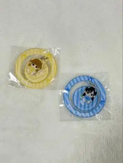 真中まな　早瀬ノエル　FRUITSZIPPER　ゆらゆらアクリルスタンドチャーム