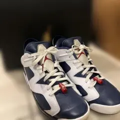 Jordan 6 Low Golf Shoes White Navy