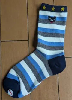 DOUBLE.B ストライプキッズ靴下 19-21cm