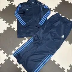 アディダス　ジャージ　上下　150cm 紺色