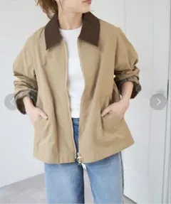 一回着用】ドゥーズィエムイークラス LIBERADD HOODIE ブルゾン - メルカリ
